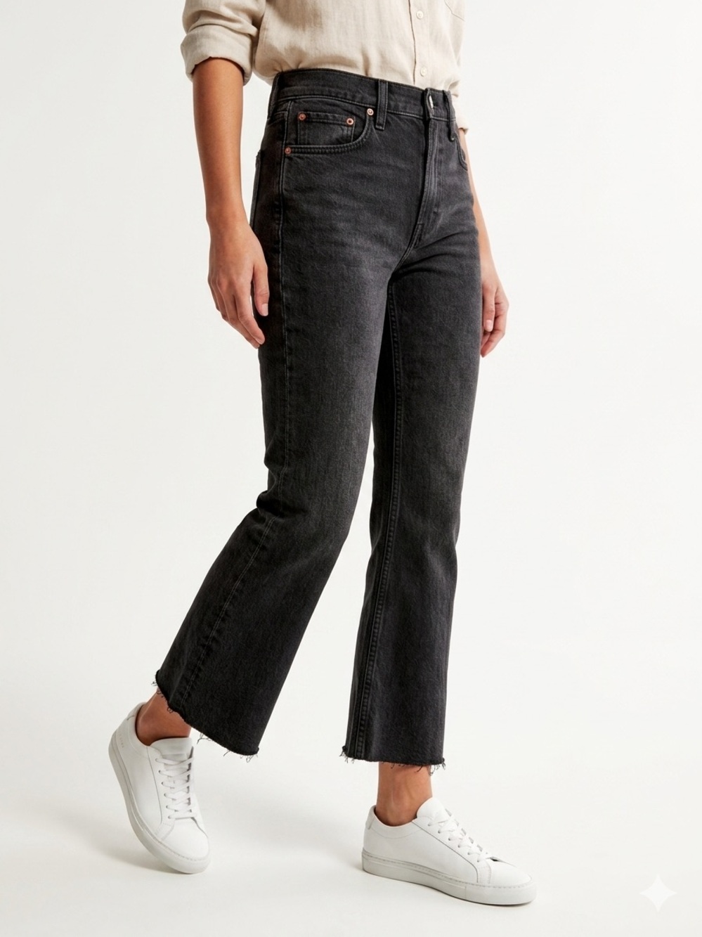 NWT Abercrombie & Fitch Mid Rise Bootcut Jeans Size 24 Y2K